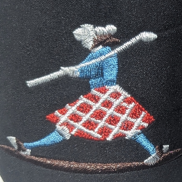 Hot Kiss Embroidered Golf Caddy Shoes Women’s 8.5 Preppy - Picture 2 of 5